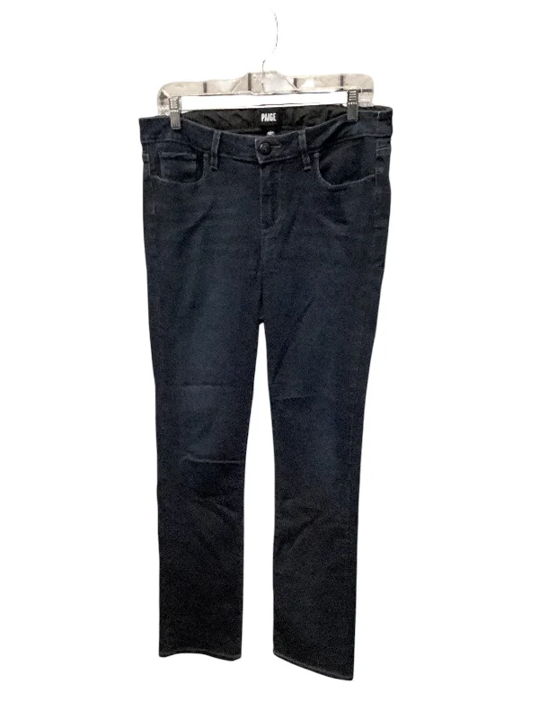 Jeans Skinny By Paige In Blue Denim, Size: 12