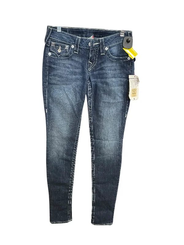 Jeans Skinny By True Religion In Blue Denim, Size: 2