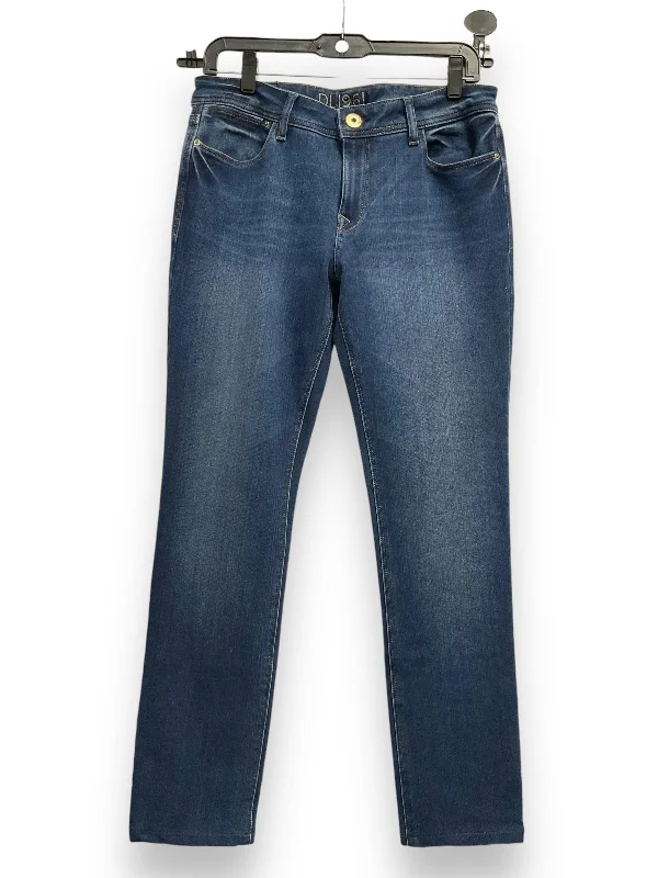 Jeans Straight By Dl1961 In Blue Denim, Size: 10