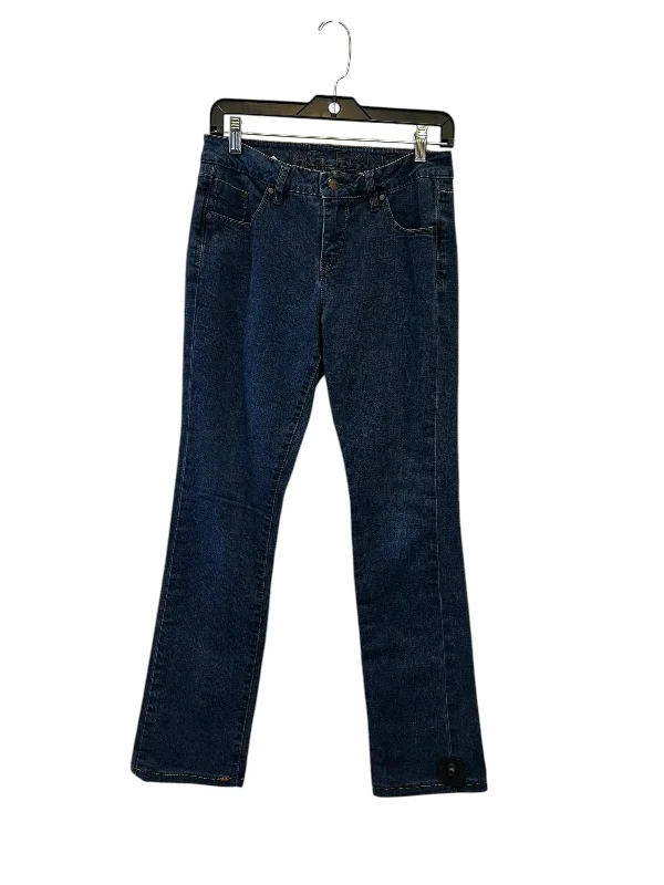 Jeans Straight By Jag In Blue Denim, Size: 4