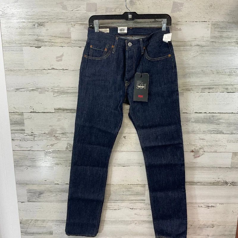 Jeans Straight By Levis In Blue, Size: 4