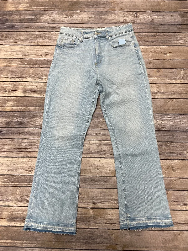 Jeans Straight By Loft In Blue Denim, Size: 6