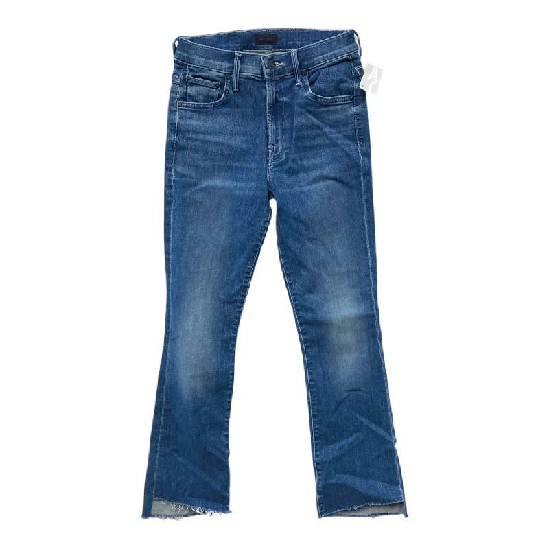 Jeans Straight By Mother In Blue Denim, Size: 0