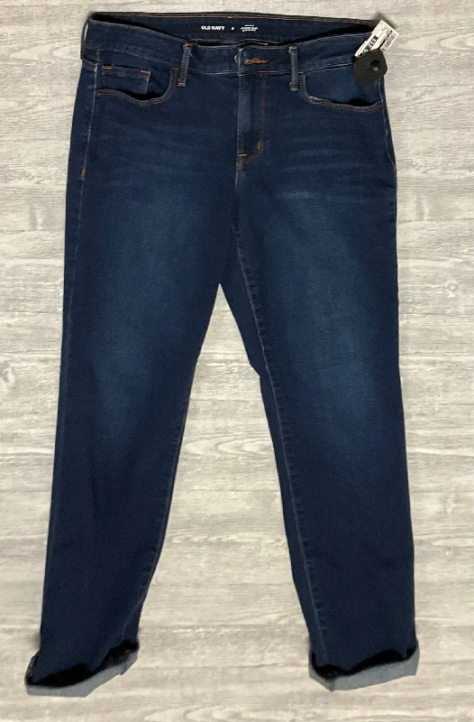 Jeans Straight By Old Navy In Blue, Size: 8