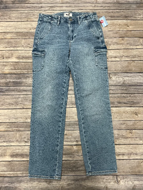 Jeans Straight By Paige In Blue Denim, Size: 2