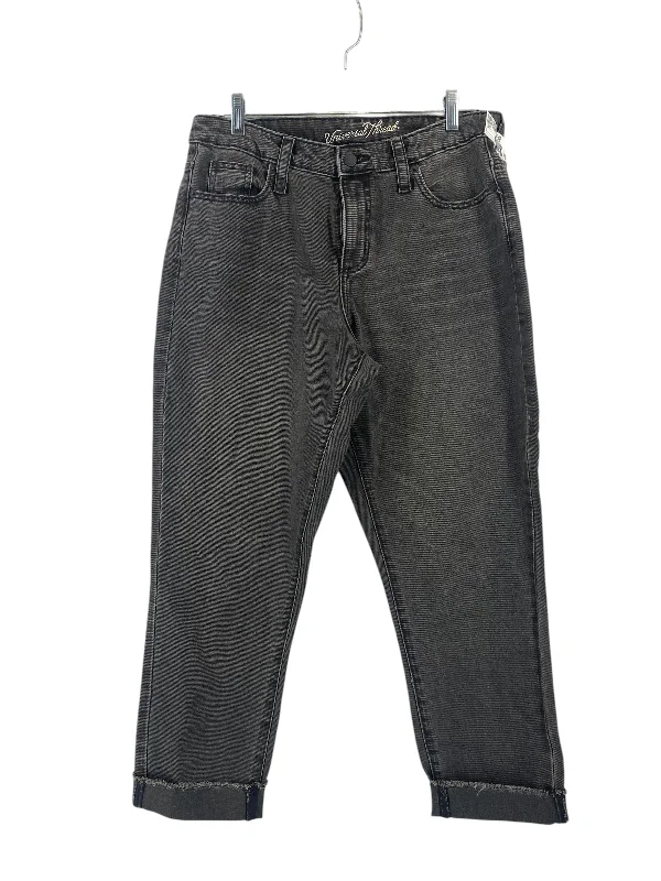 Jeans Straight By Universal Thread In Black, Size: 6