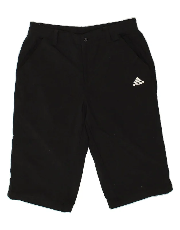 ADIDAS Mens Chino Shorts Medium W32  Black Nylon