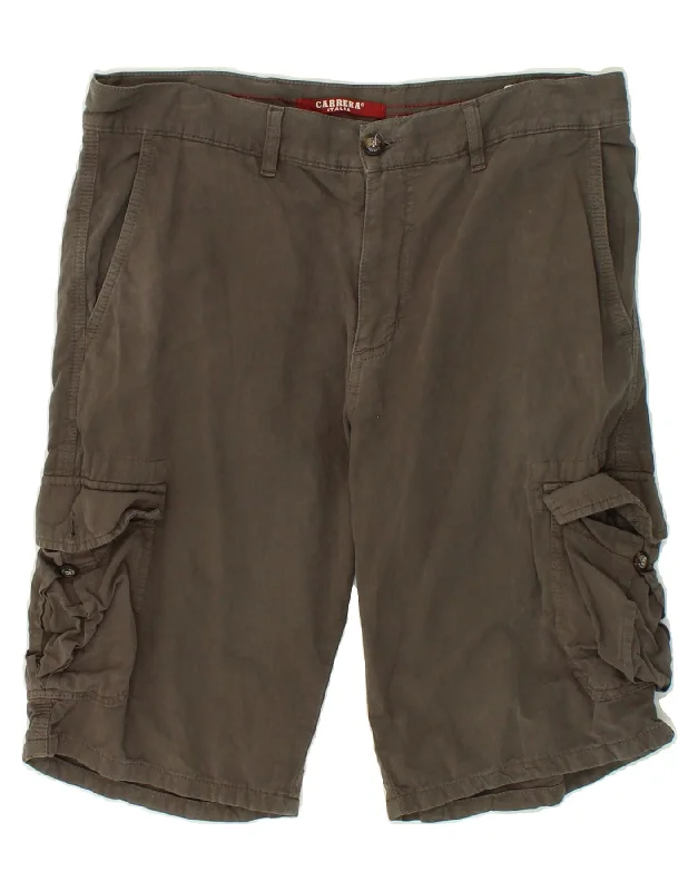 CARRERA Mens 618 Cargo Shorts W33 Large Grey Cotton