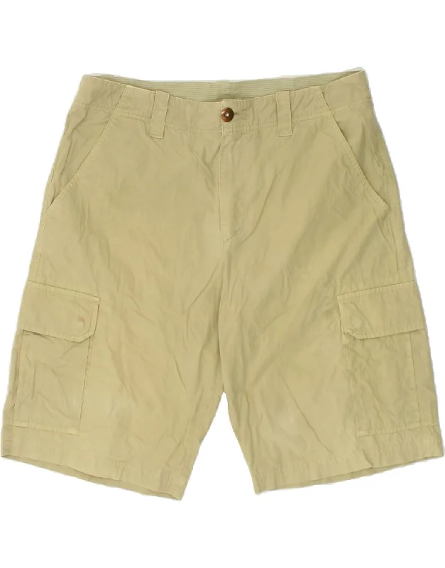 CIESSE PIUMINI Mens Cargo Shorts IT 52 XL W36 Beige Cotton