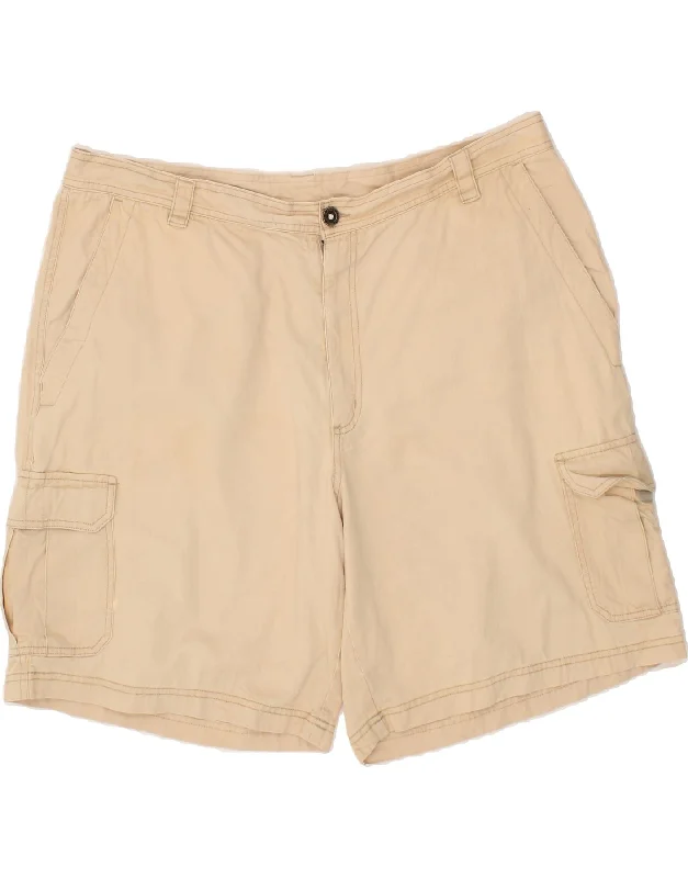 COLUMBIA Mens Cargo Shorts W42 2XL  Beige Cotton