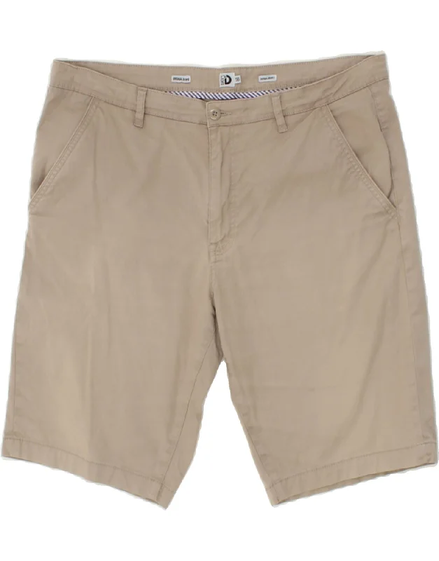 DACK'S Mens Regular Fit Chino Shorts W42 2XL Grey Cotton