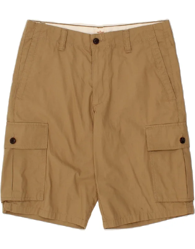 DOCKERS Mens Cargo Shorts W30 Medium Brown Cotton