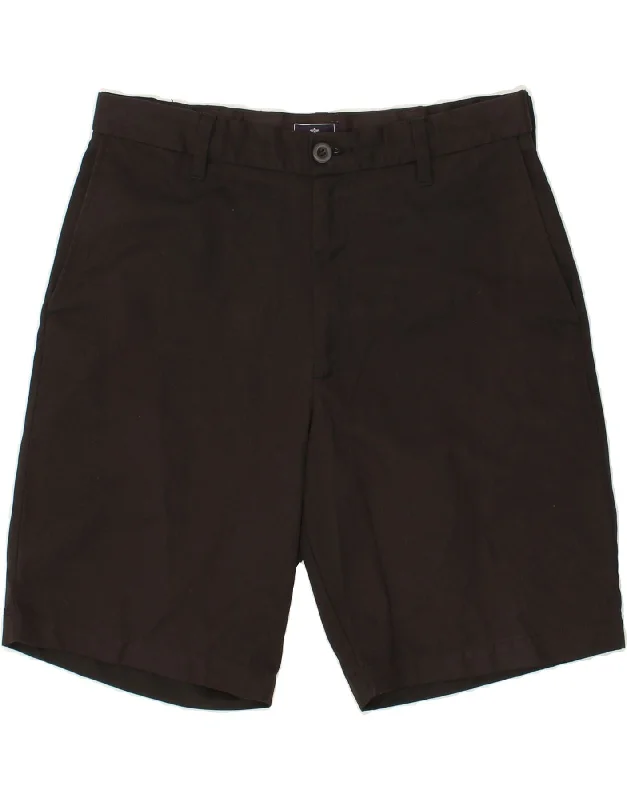 DOCKERS Mens Chino Shorts W32 Medium  Black Polyester