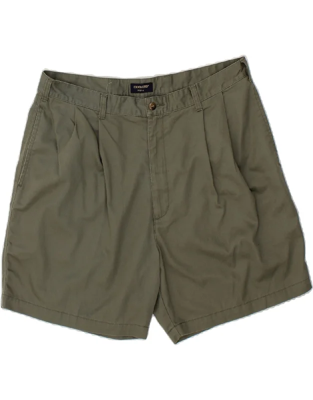 DOCKERS Mens Chino Shorts W38 XL Green Cotton