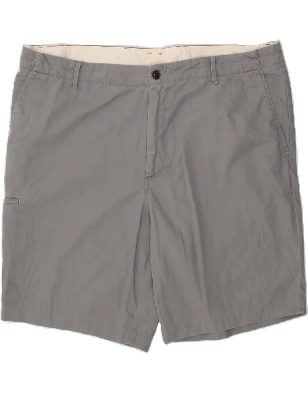 DOCKERS Mens Chino Shorts W42 2XL Grey Cotton