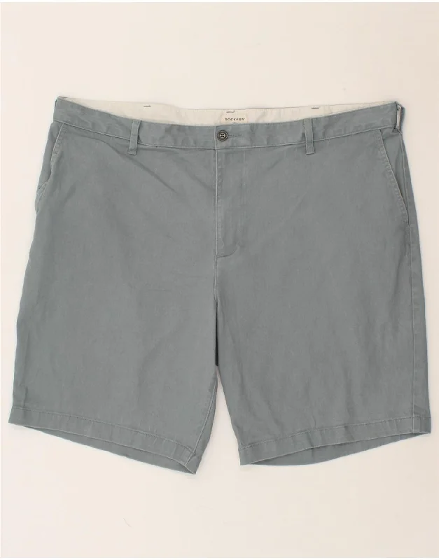 DOCKERS Mens Chino Shorts W42 2XL Grey Cotton