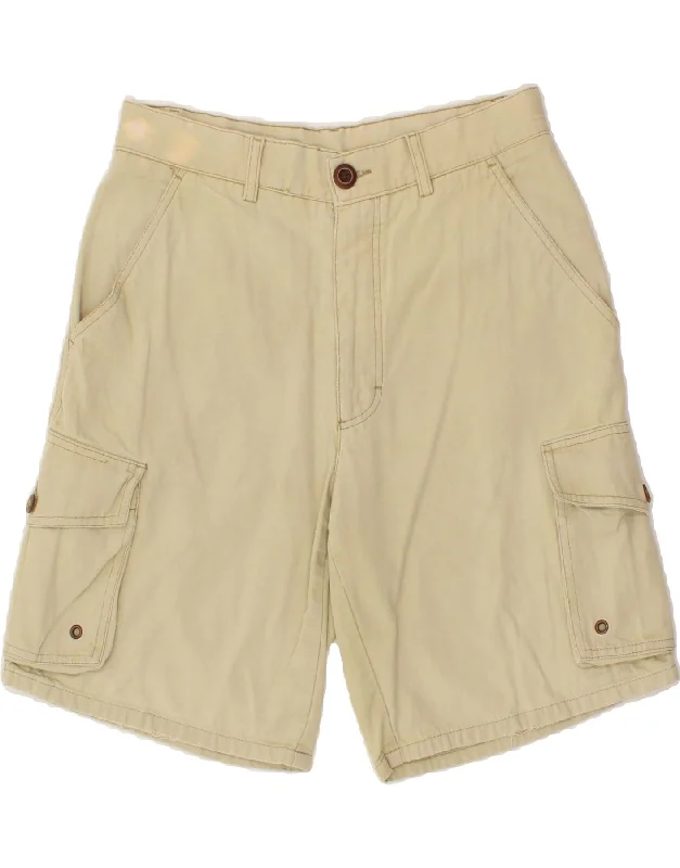 FILA Mens Cargo Shorts IT 46 Small W28 Beige