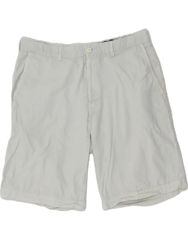 FILA Mens Chino Shorts W32 Medium Off White Cotton