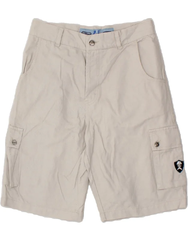 FISHBONE Mens Cargo Shorts W32 Medium Grey Cotton