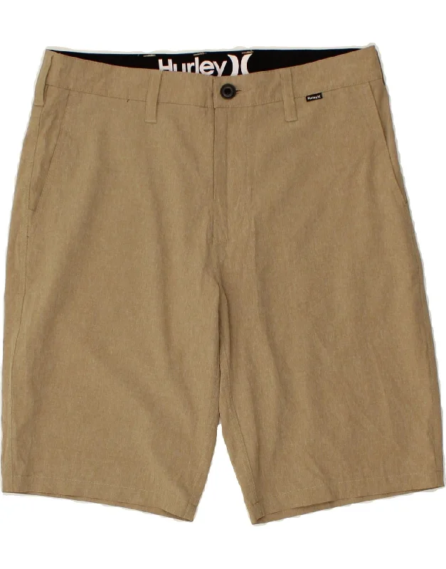 HURLEY Mens Chino Shorts W30 Medium Beige Polyester