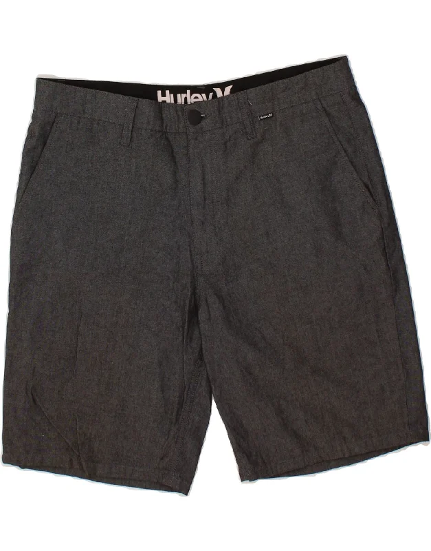 HURLEY Mens Chino Shorts W32 Medium Grey Cotton