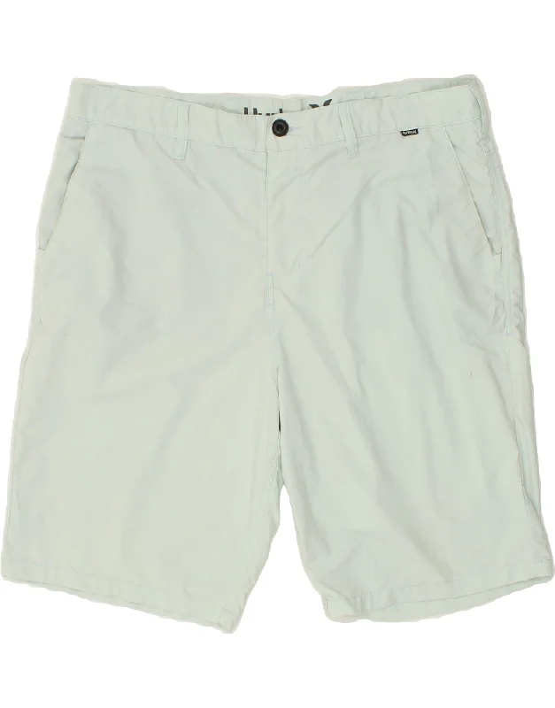 HURLEY Mens Chino Shorts W36 Large Green Nylon