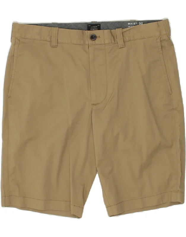 J. CREW Mens Chino Shorts W32 Medium Beige Cotton