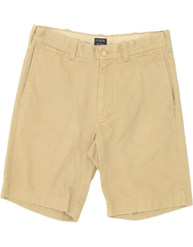 J. CREW Mens Gramercy Chino Shorts W31 Medium  Beige Cotton