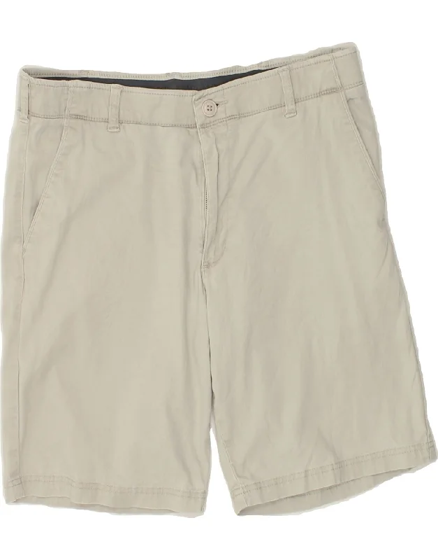 LEE Mens Chino Shorts W34 Large Grey Cotton