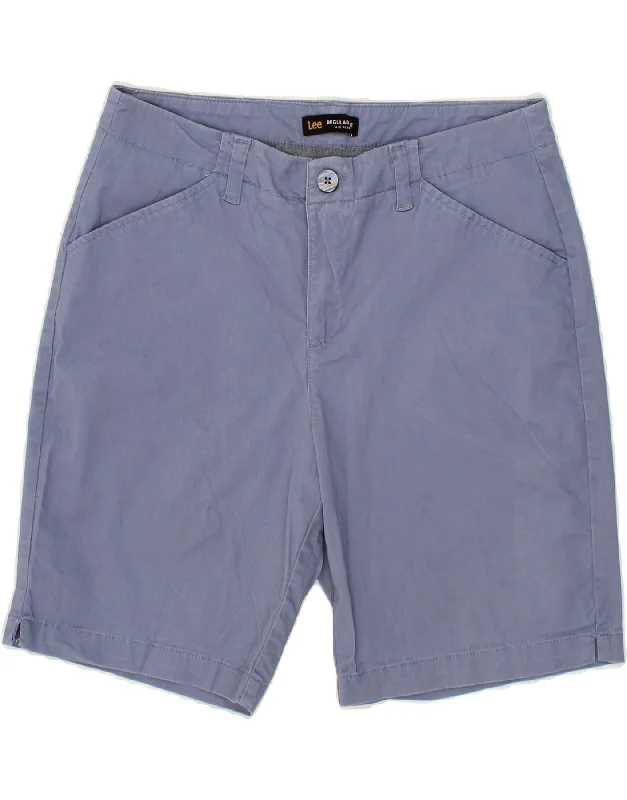 LEE Mens Regular Fit Mid Rise Casual Shorts W34 Large Blue