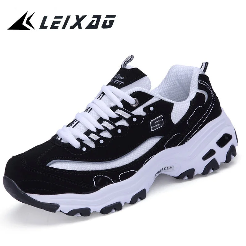 LEIXAG Men Running Shoes Unisex Outdoor Sneakers Breathable Mesh Athletic Shoes Lightweight Training Shoes Couples Sport Shoes