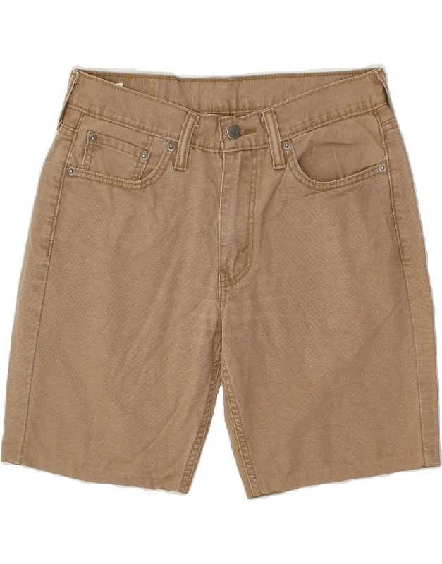 LEVI'S Mens 514 Denim Shorts W30 Medium Brown Cotton