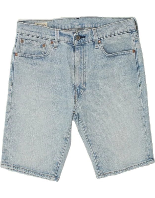 LEVI'S Mens Denim Shorts W33 Medium Blue Cotton