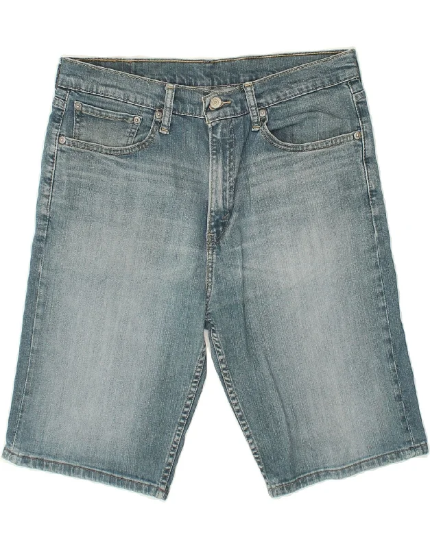 LEVI'S Mens Denim Shorts W34 Large  Blue Cotton