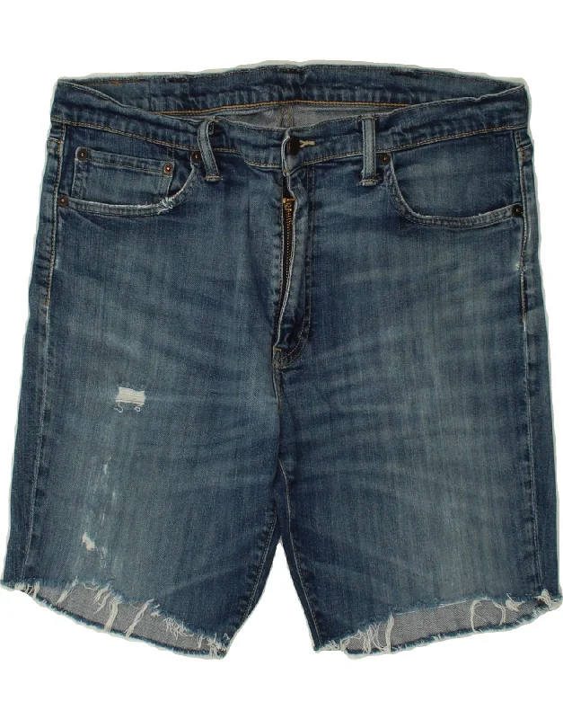 LEVI'S Mens Denim Shorts W38 XL Blue Cotton