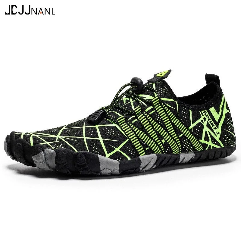 Light Mens Jogging Minimalist Shoes Man Woman Summer Running Barefoot Shoes  Camouflage Beach Fitness Sports Sneakers Unisex 46