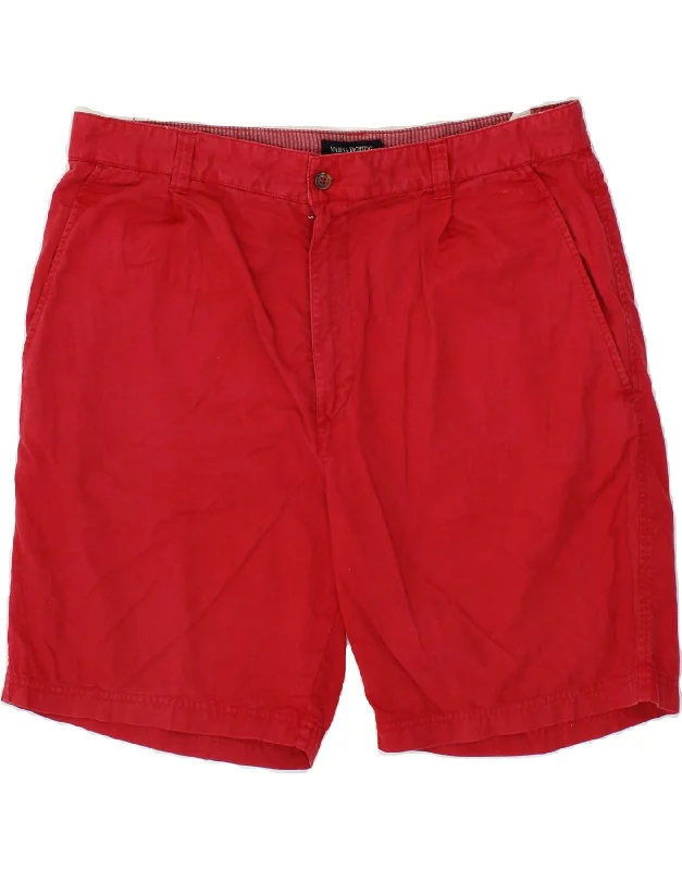 MARINA YACHTING Mens Chino Shorts IT 54 2XL W38 Red