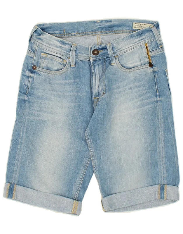 MELTIN' POT Mens Denim Shorts W30 Medium  Blue Cotton