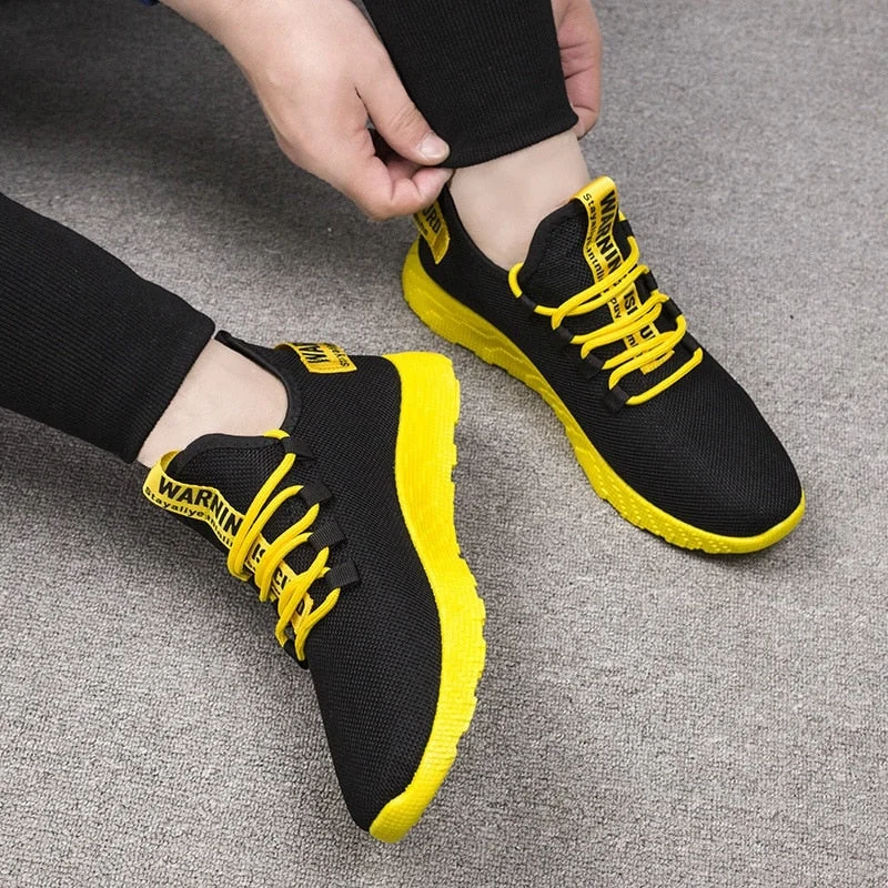 Men Sneakers Breathable Casual No-slip Men Vulcanize Shoes Male  Lace up Wear-resistant Shoes tenis masculino