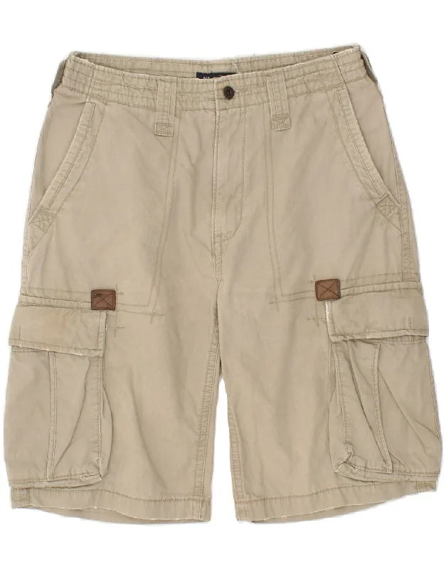 NAUTICA Mens Cargo Shorts W30 Medium  Grey Cotton