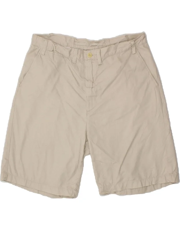 NAUTICA Mens Clipper Chino Shorts W38 XL Beige Cotton