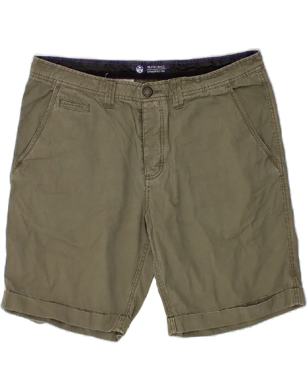 NORTH SAILS Mens Chino Shorts W40 XL  Green Cotton