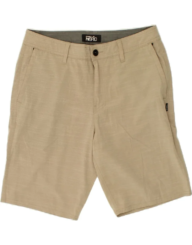 O'NEILL Mens Chino Shorts W33 Medium Beige Flecked Polyester