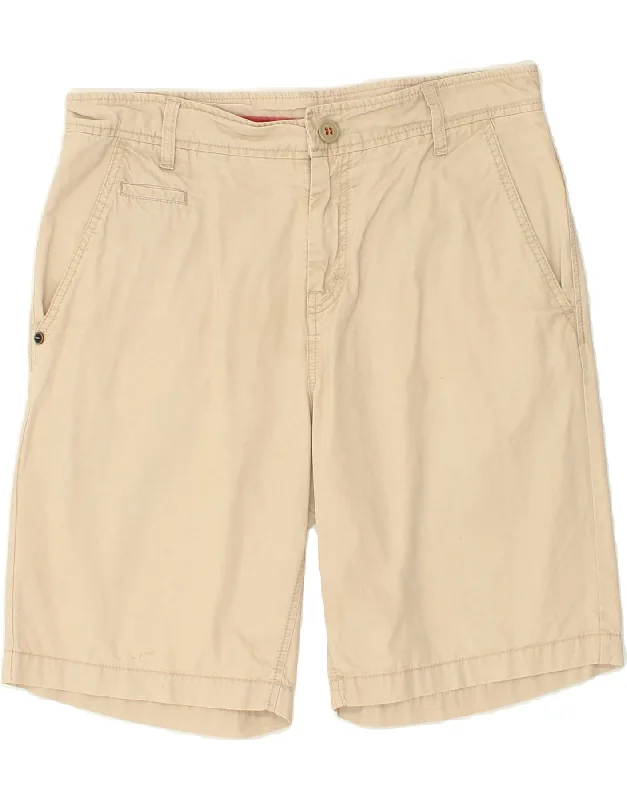 O'NEILL Mens Chino Shorts W34 Large  Beige Cotton