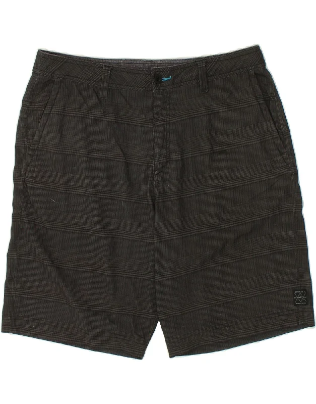 O'NEILL Mens Chino Shorts W38 XL Grey Check