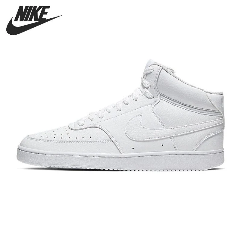 Original New Arrival  NIKE COURT VISION MID  Men's Skateboarding Shoes Sneakers