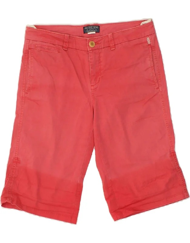 POLO RALPH LAUREN Mens Chino Shorts W28 Medium  Pink Cotton