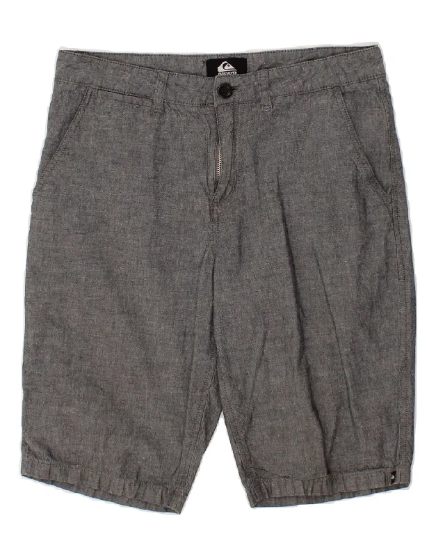 QUIKSILVER Mens Chino Shorts W30 Medium  Grey Cotton