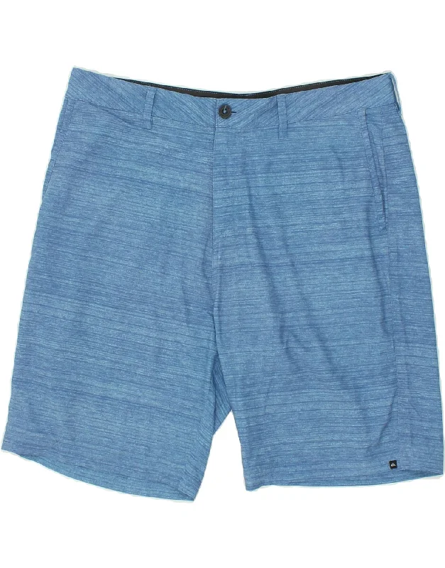 QUIKSILVER Mens Chino Shorts W38 XL Blue Polyester