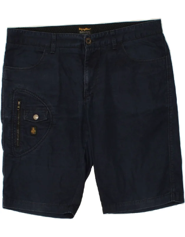 REFRIGIWEAR Mens Casual Shorts W36 Large  Navy Blue